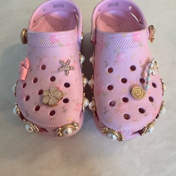 CROCS Other - Love Shack Fancy x Crocs collab Platform croc in W6